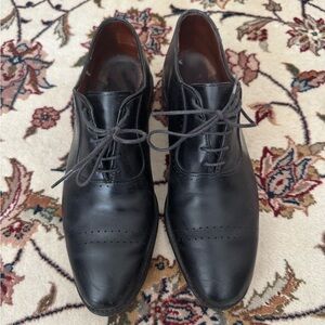 Allen Edmonds Black Leather Oxford Dress Shoes
